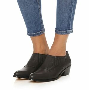 Cynthia Vincent Leather Black Bootie